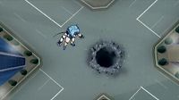 逃げたー